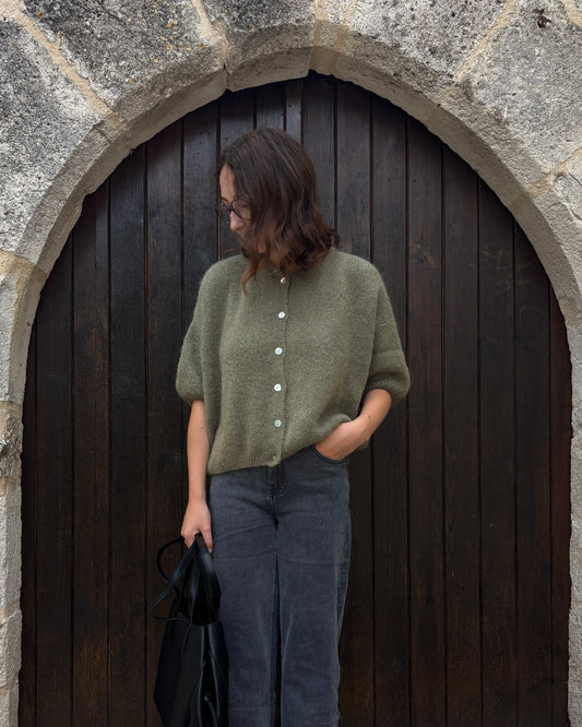 Lou khaki cardigan