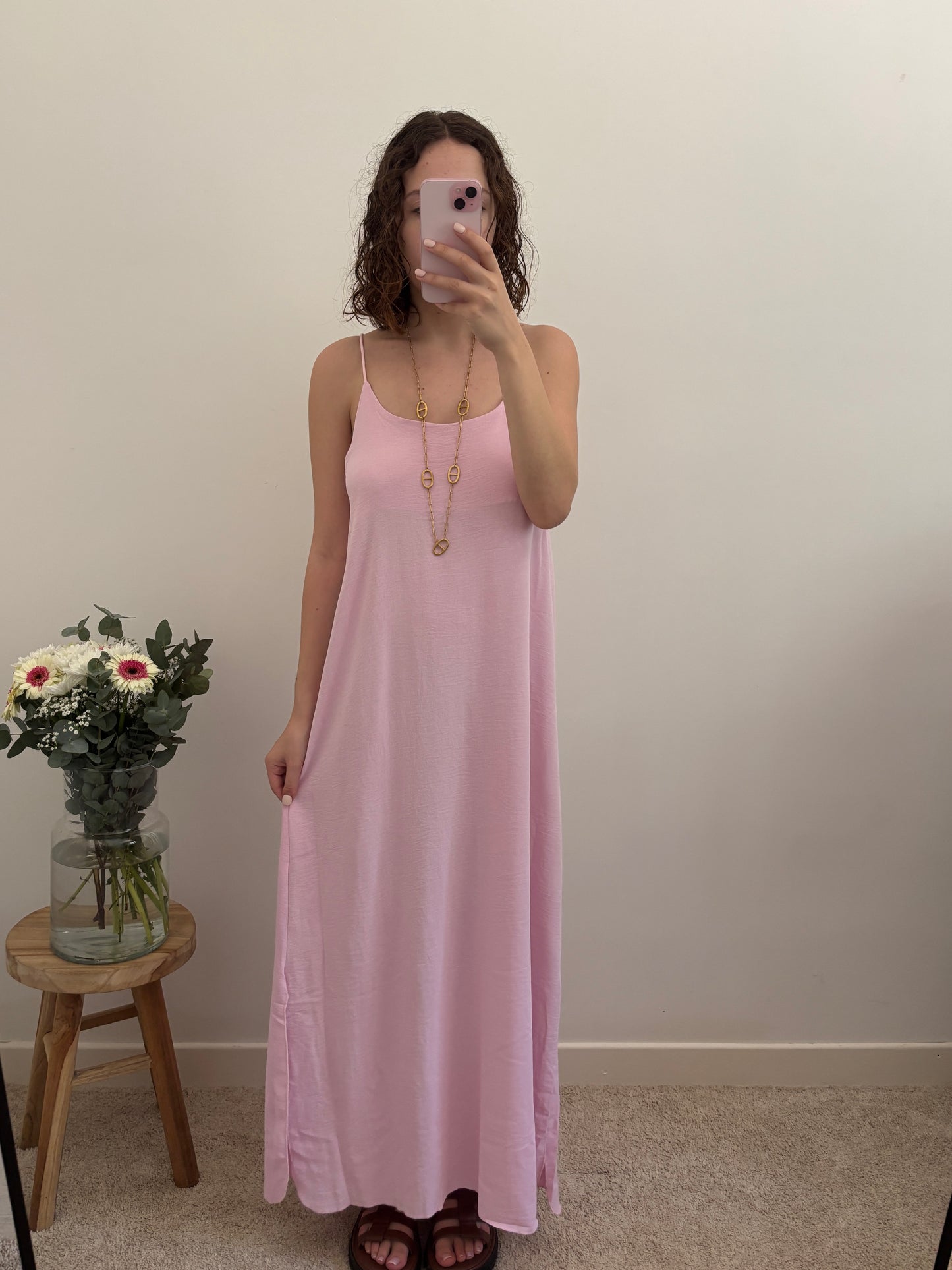 Aria jurk met open rug