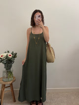 Aria backless dress