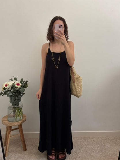 Aria jurk met open rug