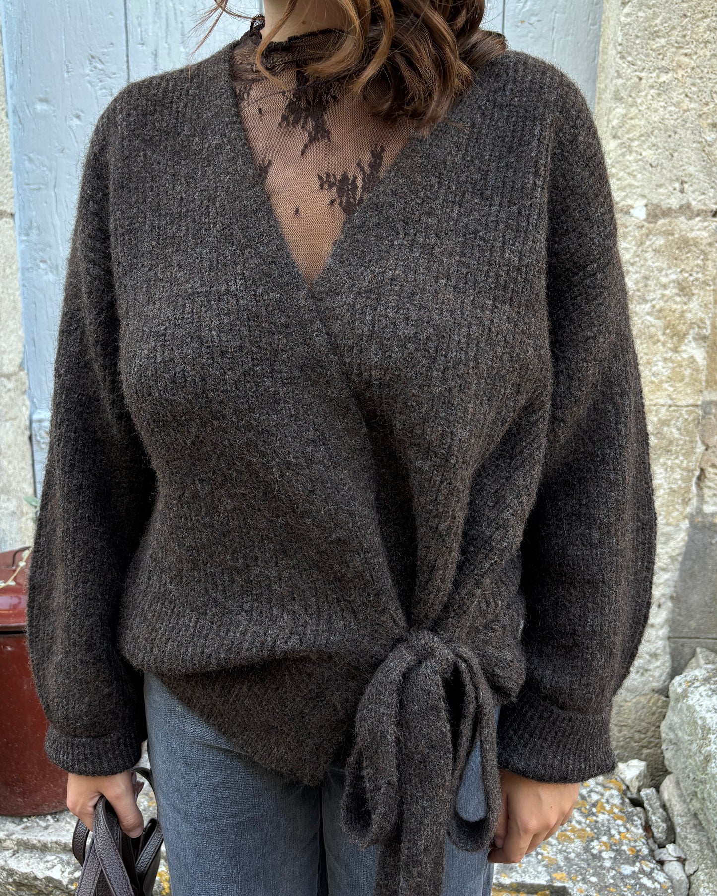 Cardigan Armelle choco