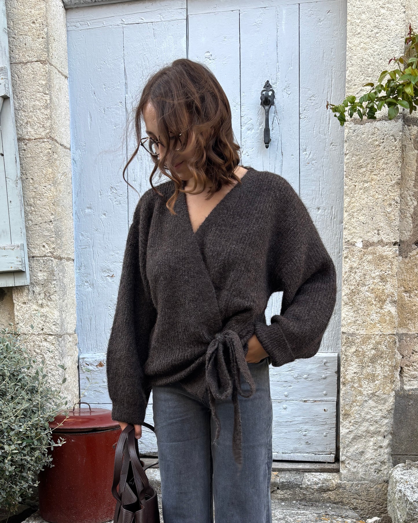 Cardigan Armelle choco