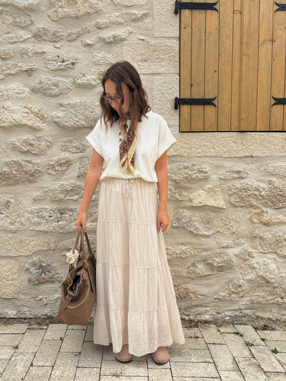 Jupe Angèle beige