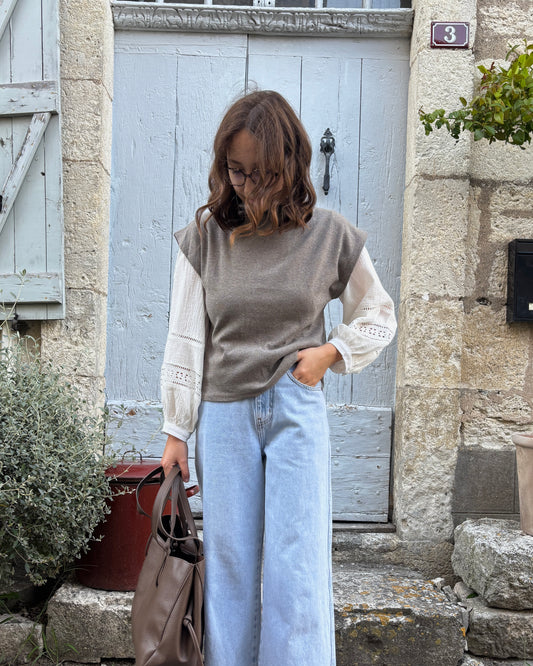 Lisa taupe sweater
