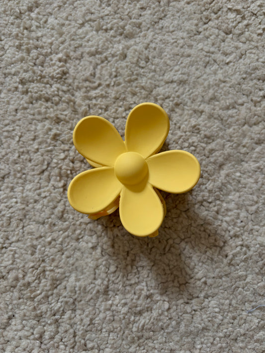 Pince fleur jaune