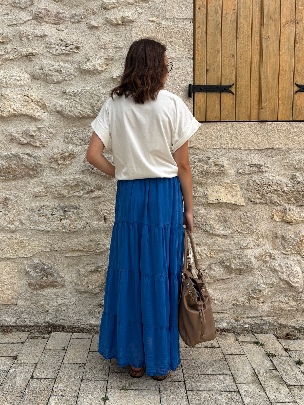 Jupe Angèle bleu
