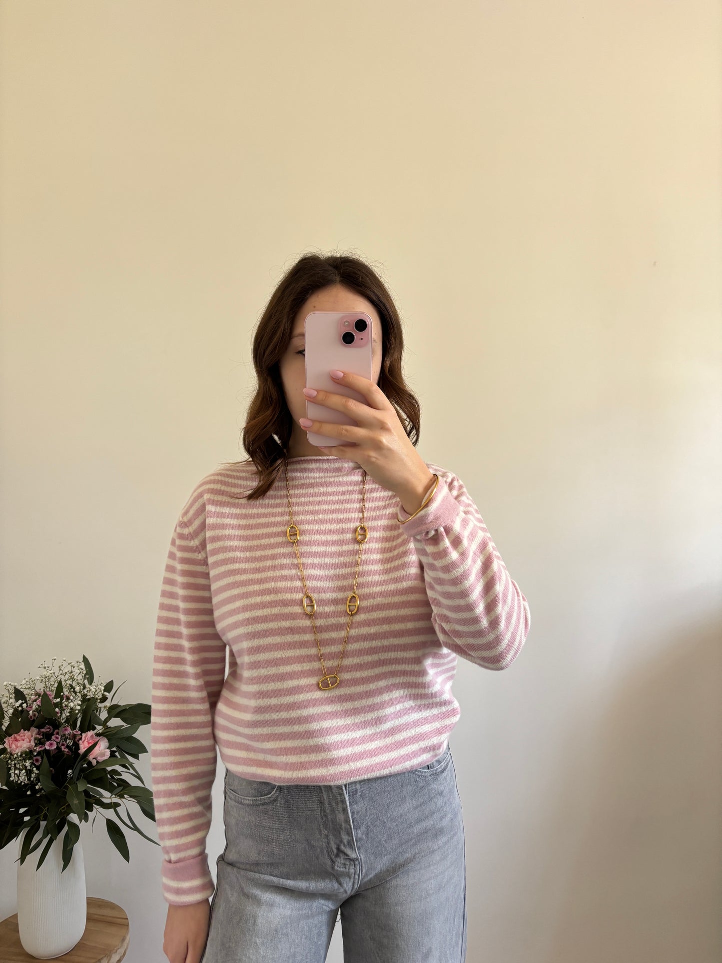 Roze matrozentop