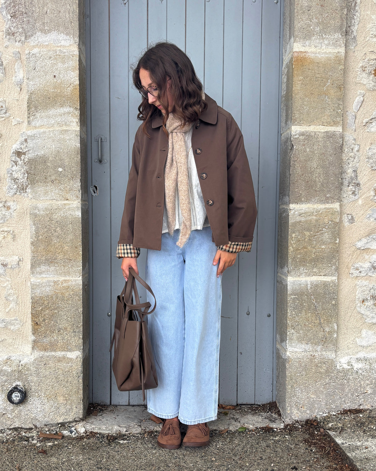 Trench Sélèna marron