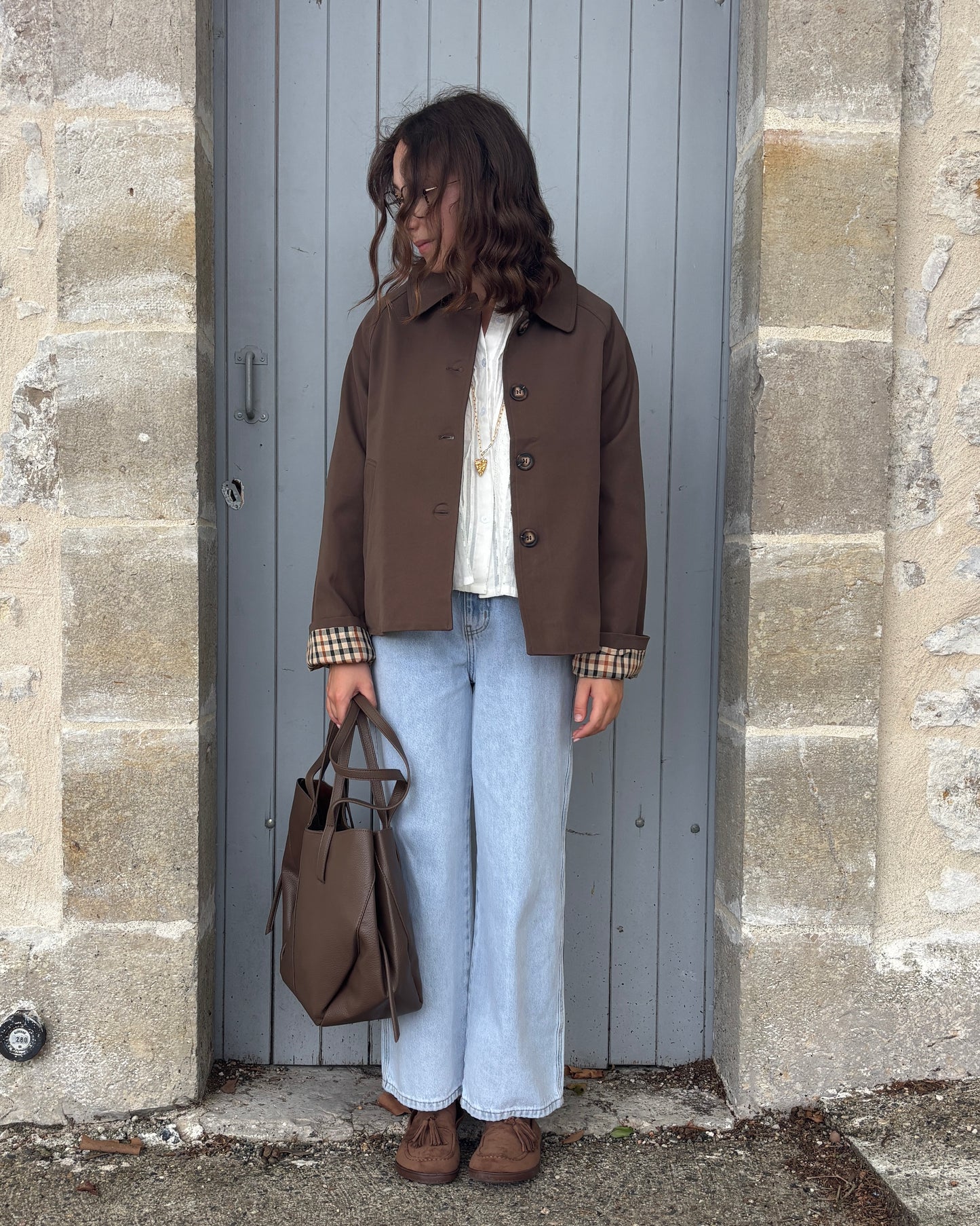 Trench Sélèna marron