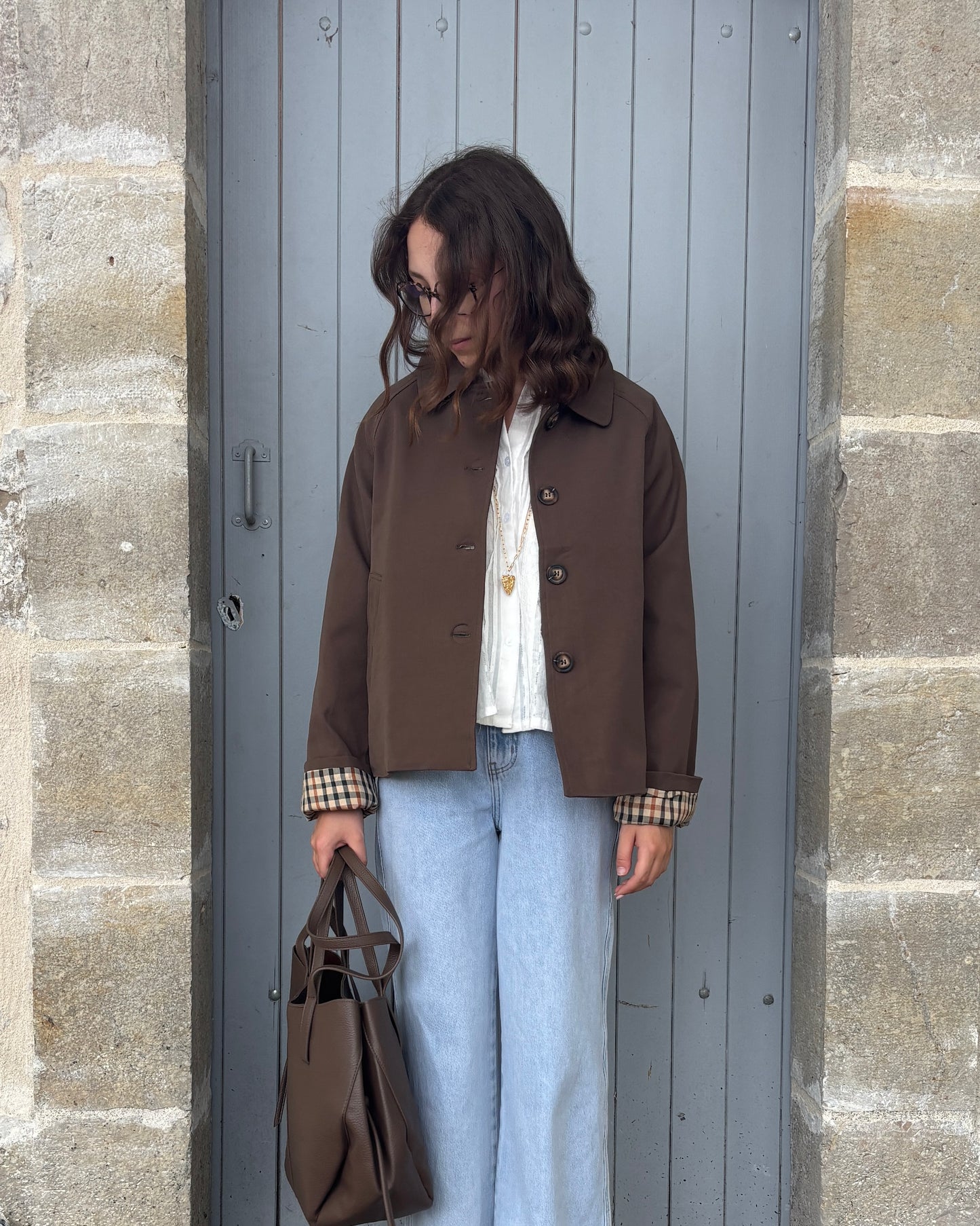 Trench Sélèna marron
