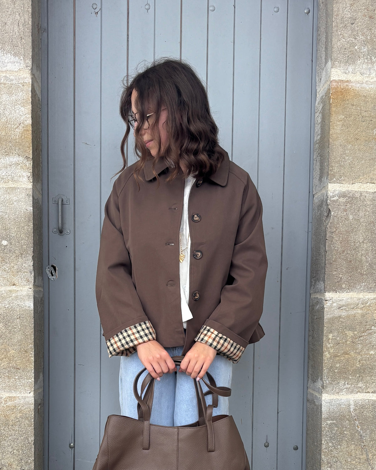 Trench Sélèna marron