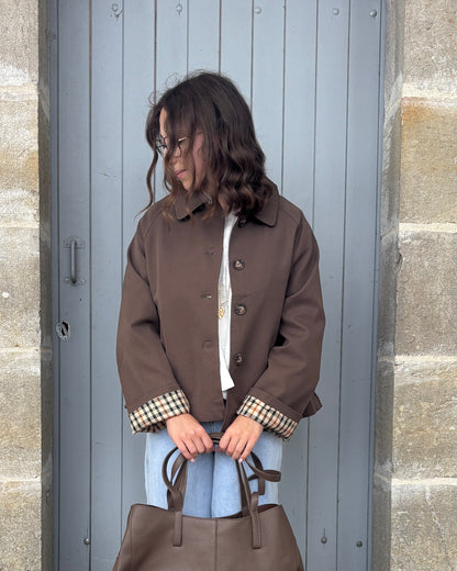 Trench Sélèna marron