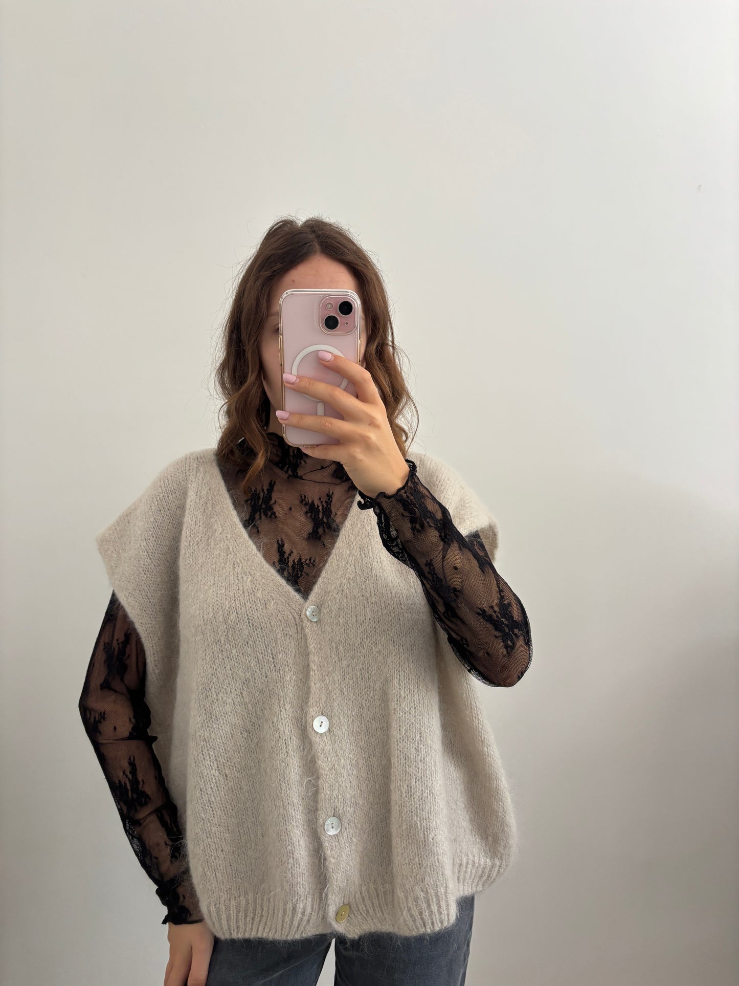 Top dentelle Lorène noir