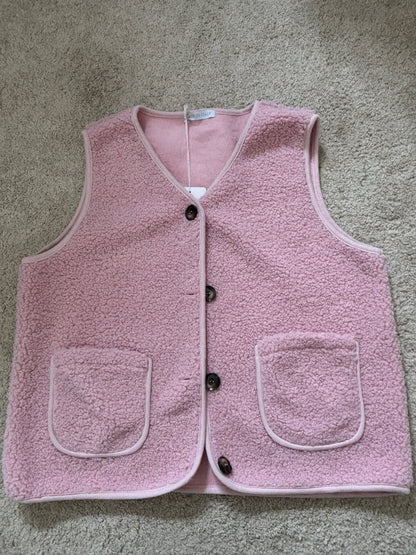 Pink Teddy Vest
