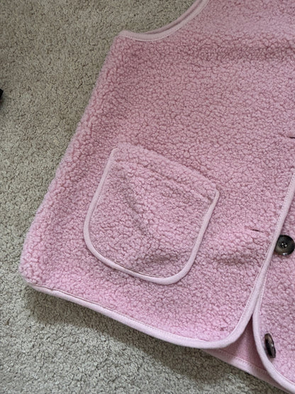 Pink Teddy Vest