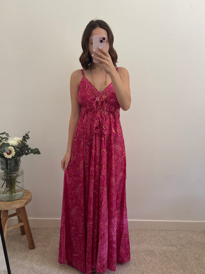 Robe bohème rose