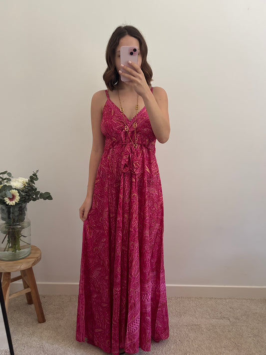 Robe bohème rose