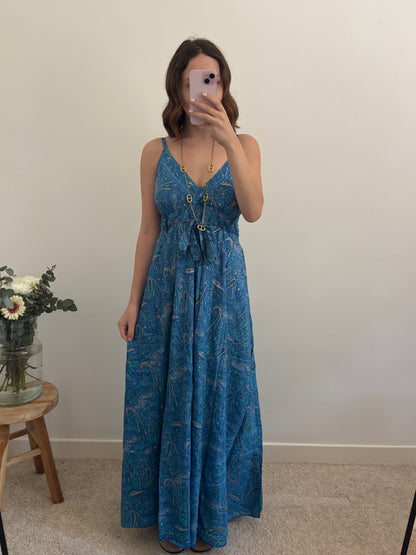 Robe bohème bleu
