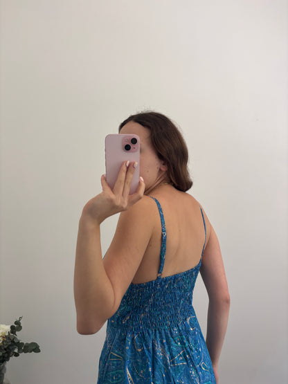 Robe bohème bleu