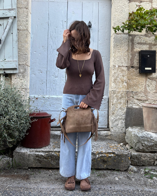 Andrea brown top