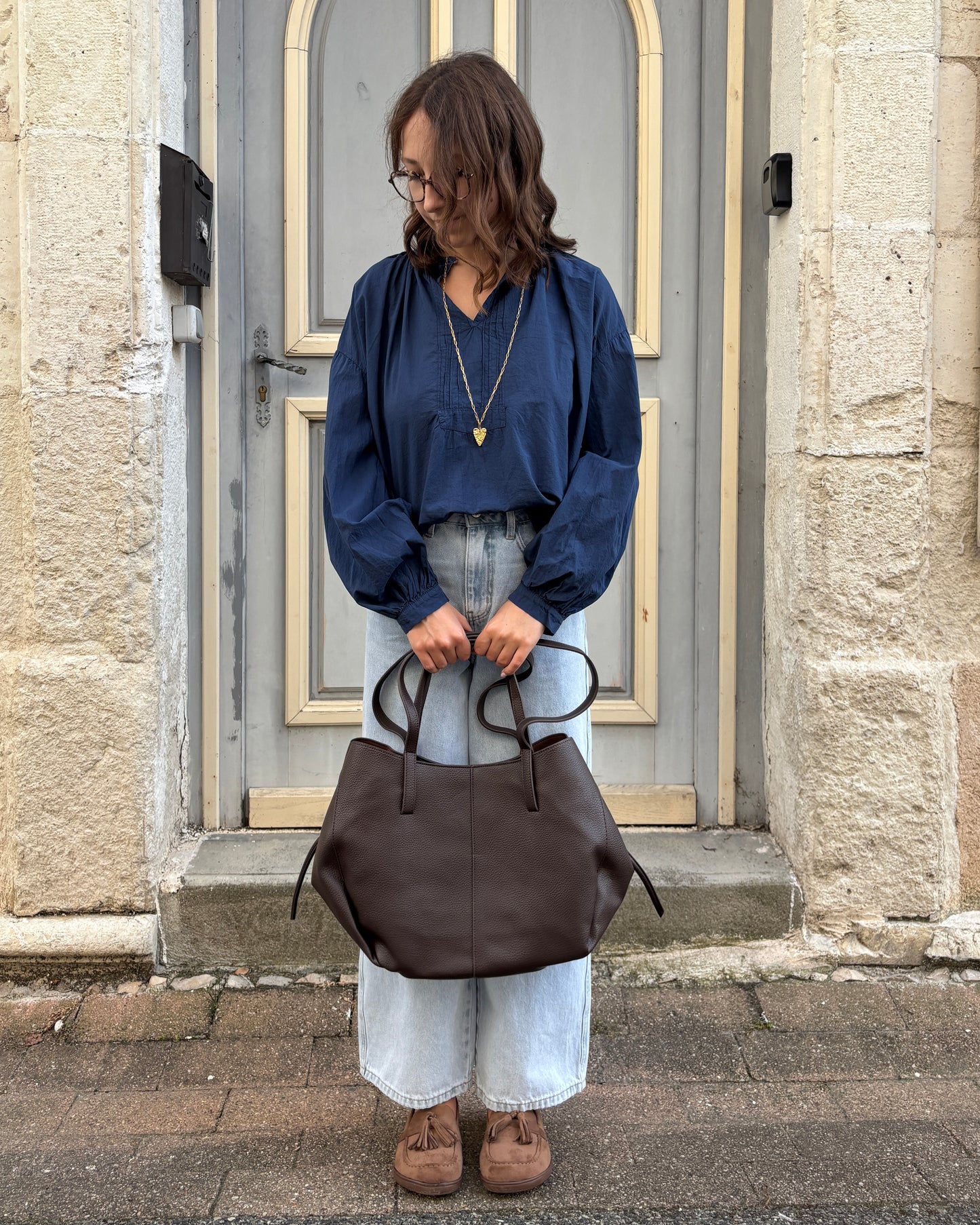 Blouse Paris marine