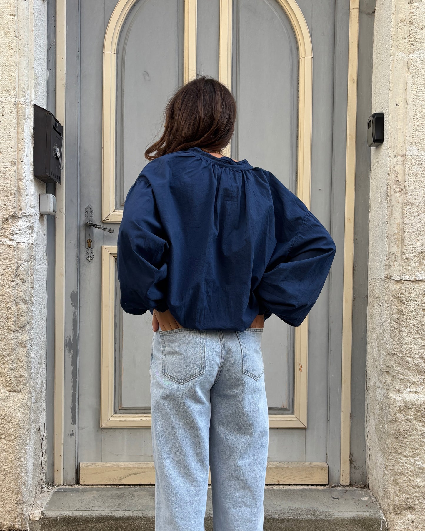 Blouse Paris marine