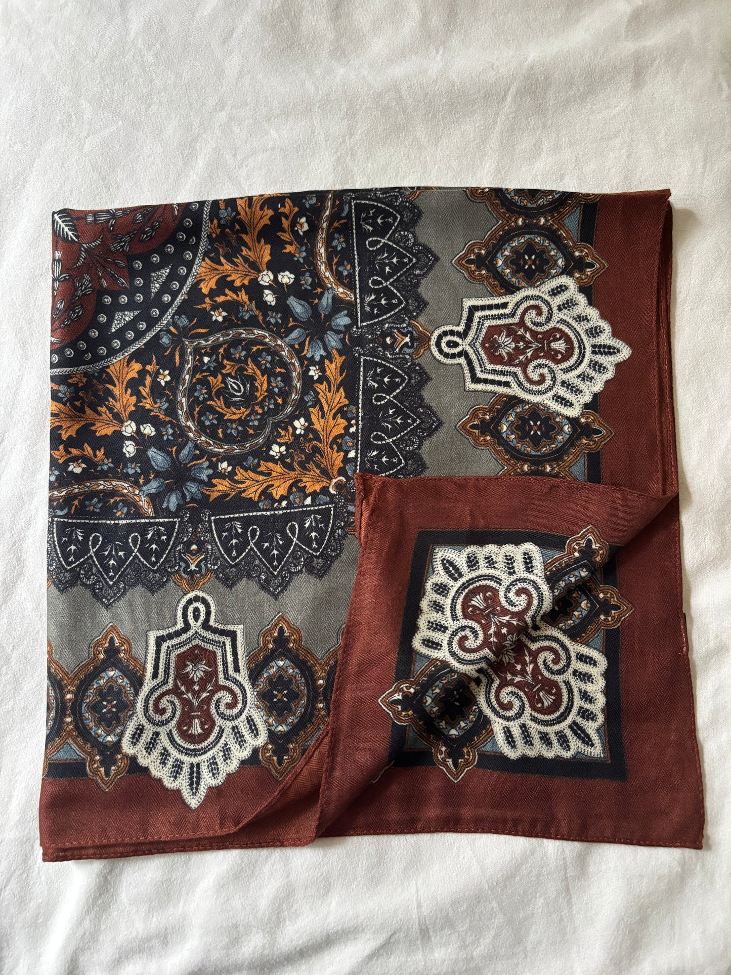 Navy scarf