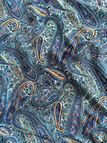 Robe bohème dos nu bleu