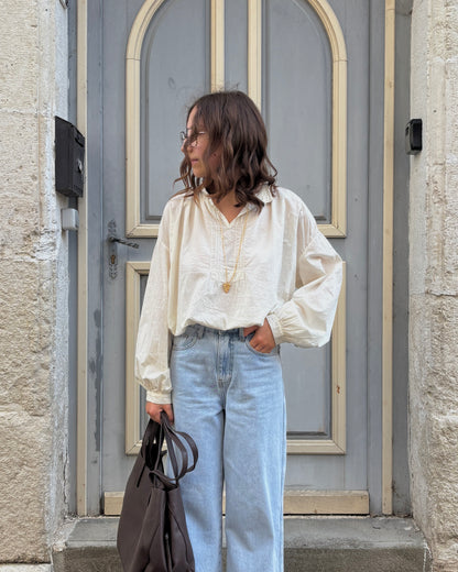 Ecru Paris blouse
