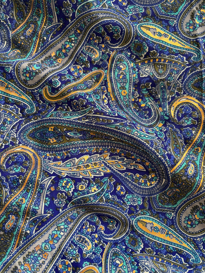 Robe bohème dos nu bleu foncé