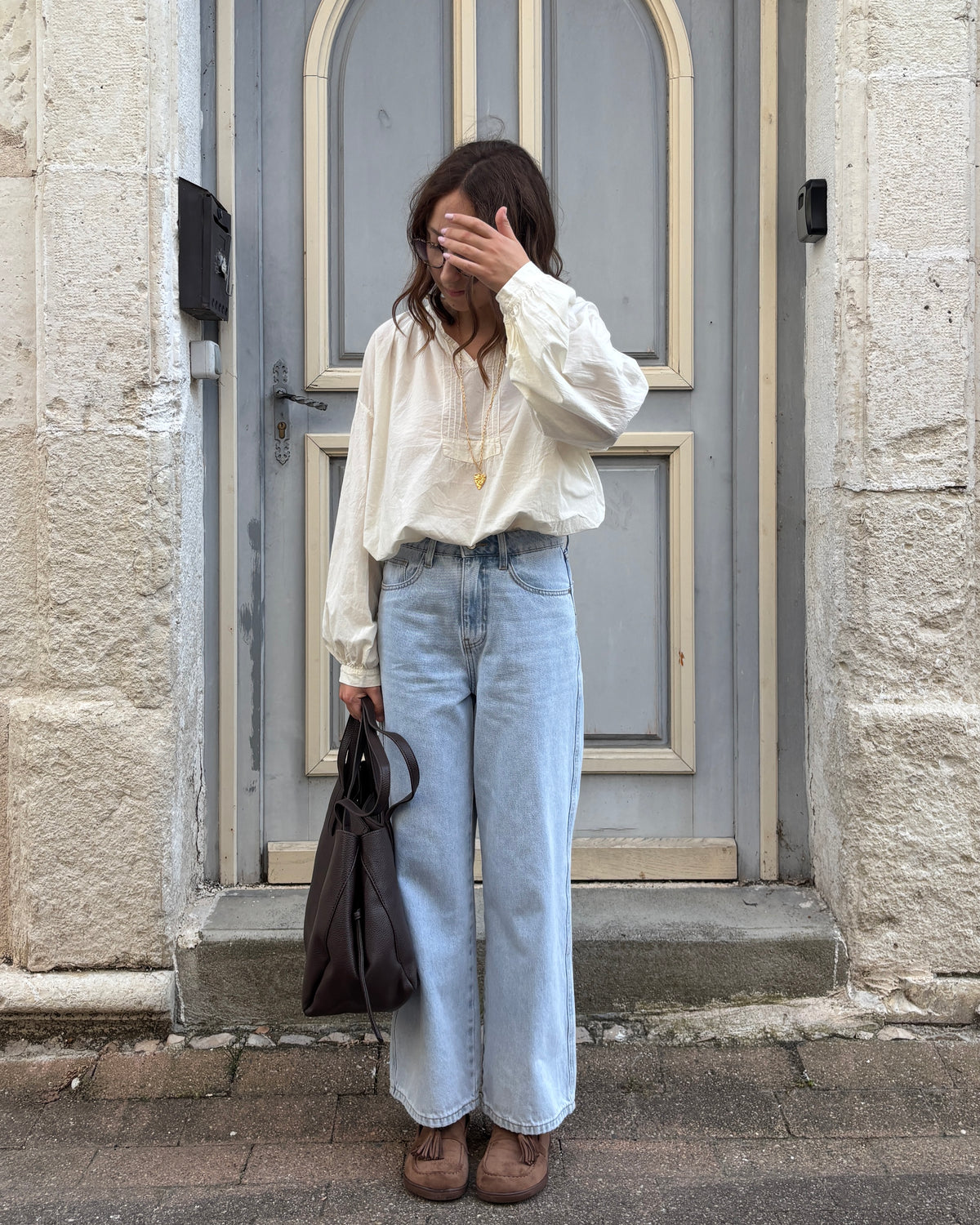 Ecru Paris blouse