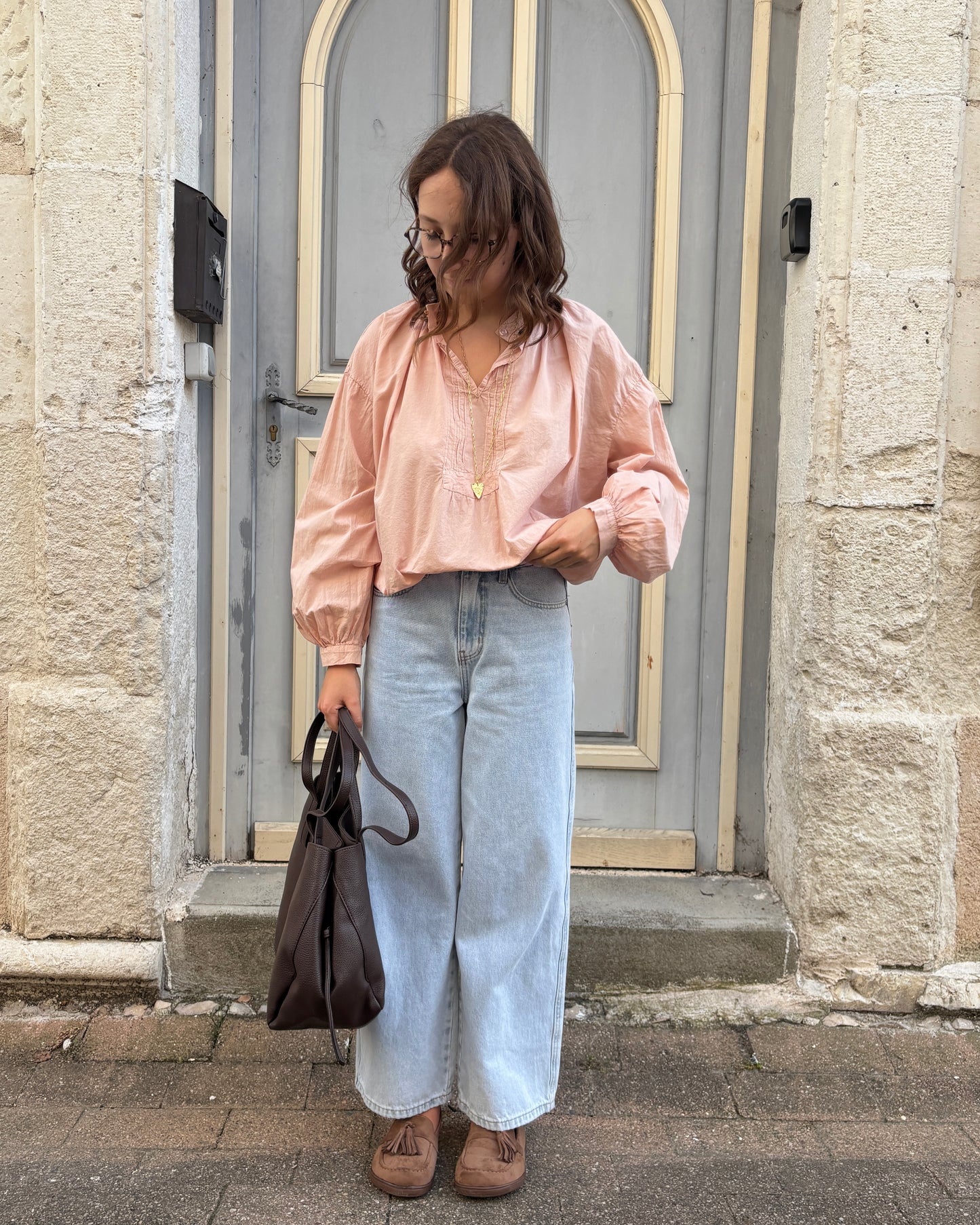 Parisian pink blouse