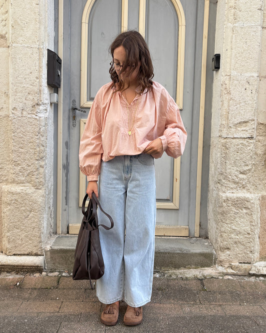 Blouse Paris rose