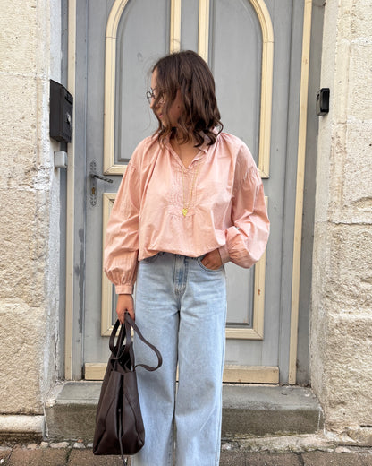 Parisian pink blouse