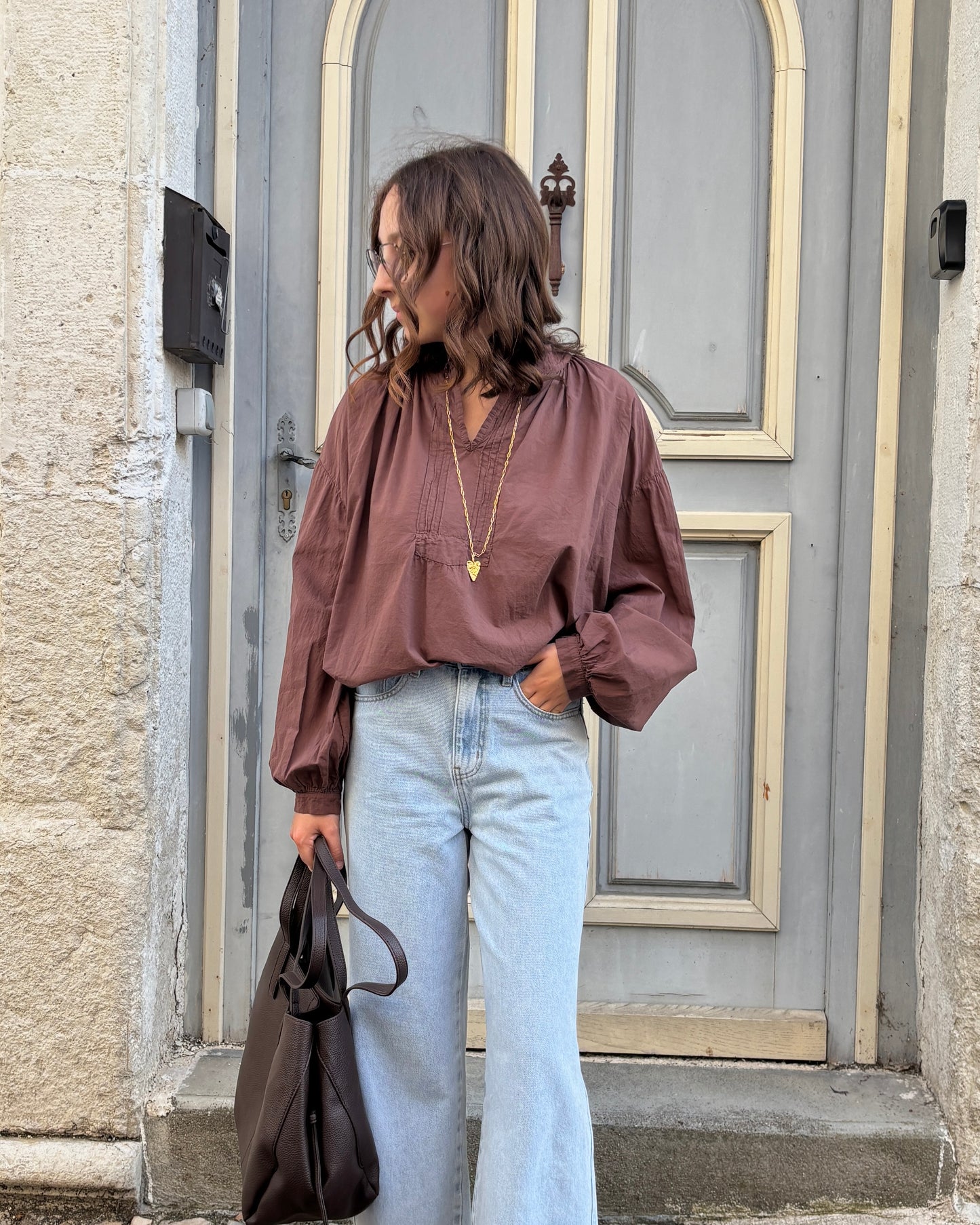 Brown Paris Blouse