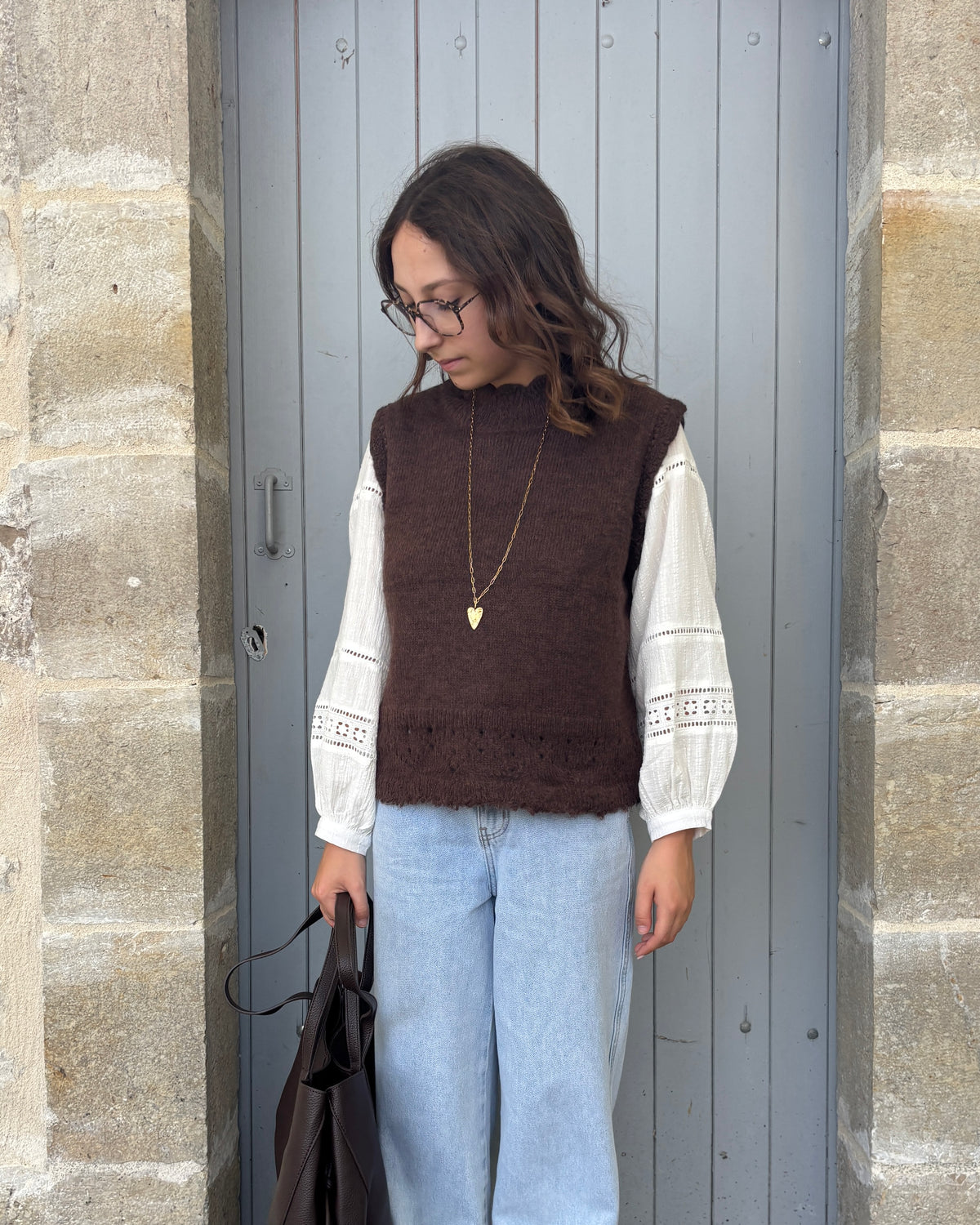 Anna brown sweater
