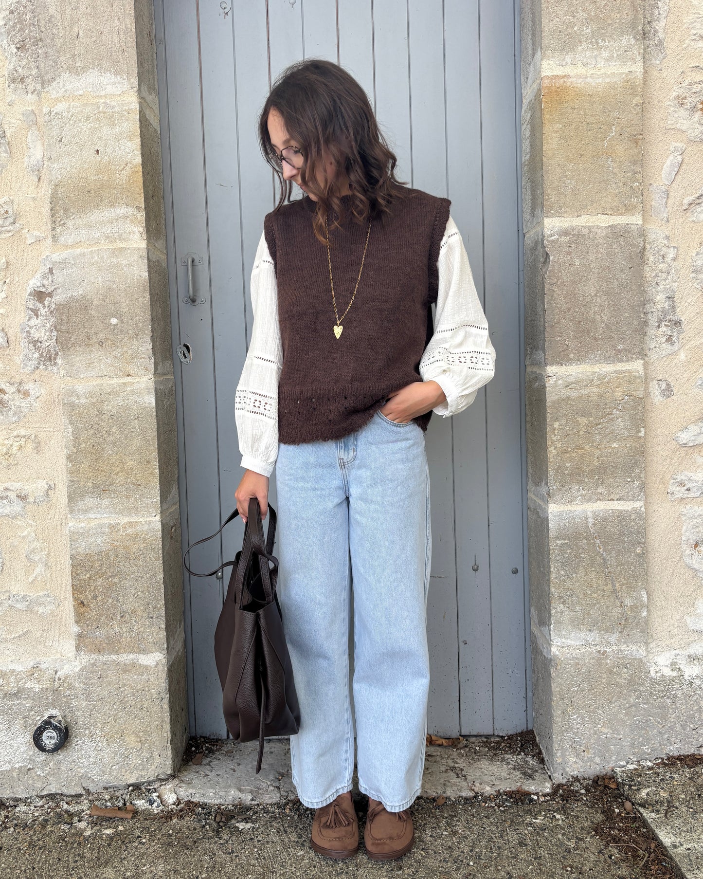 Anna brown sweater