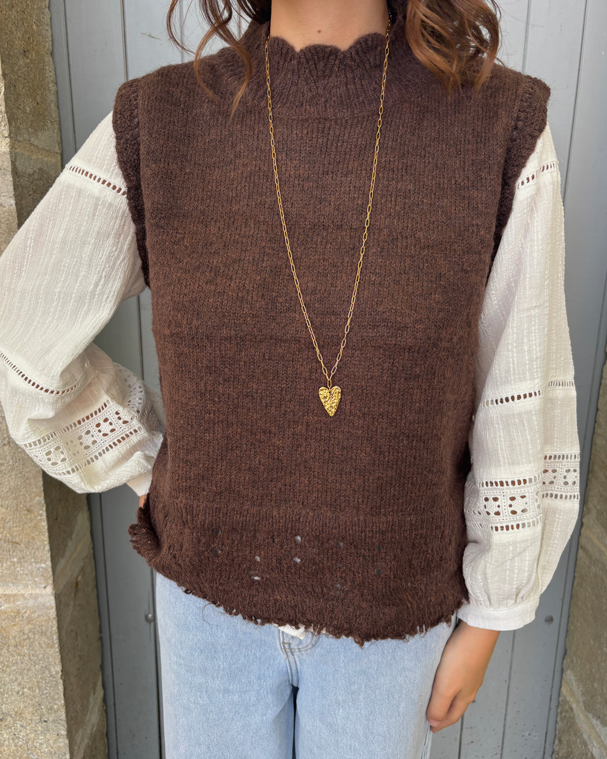 Anna brown sweater