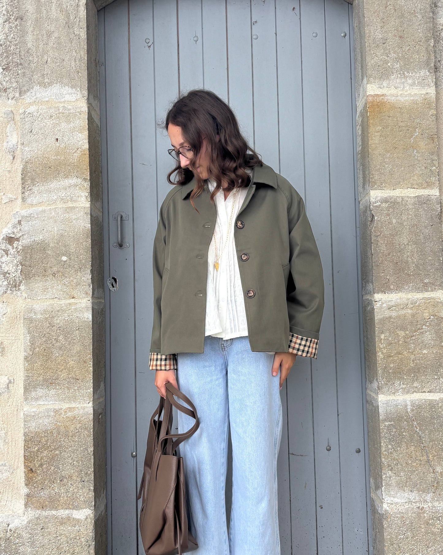 Trenchcoat Sélèna kaki
