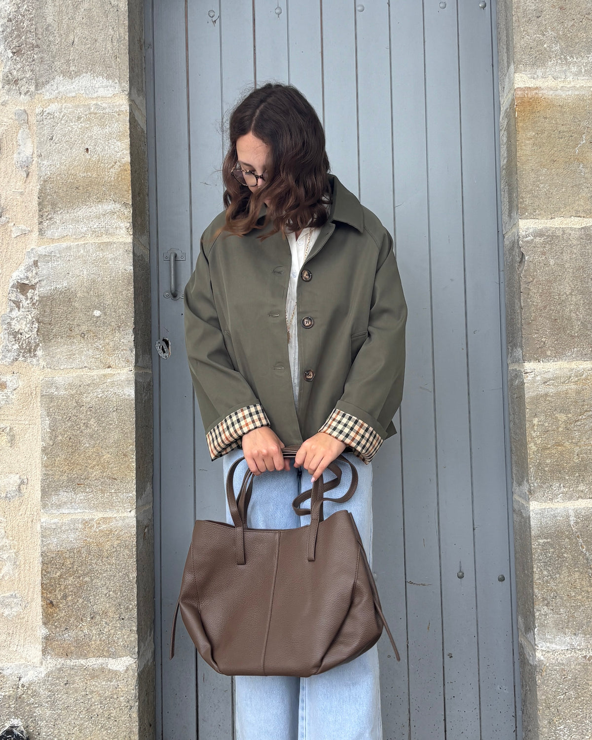 Trenchcoat Sélèna kaki