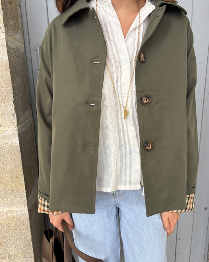Trenchcoat Sélèna kaki