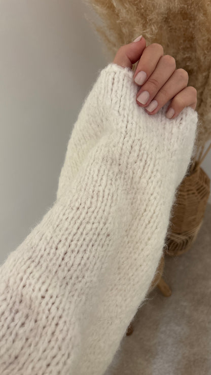 Gilet Olivia écru