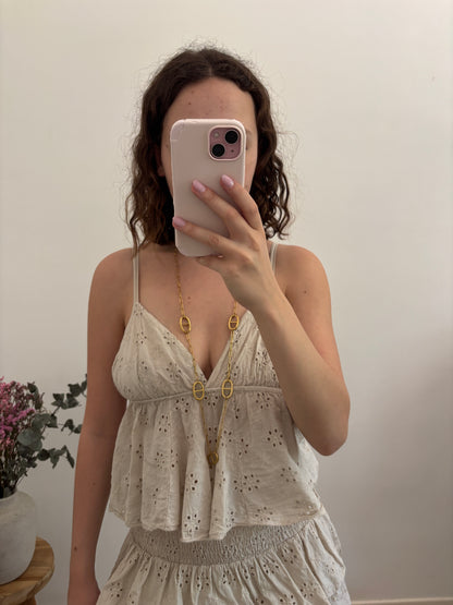 Top broderie Marion