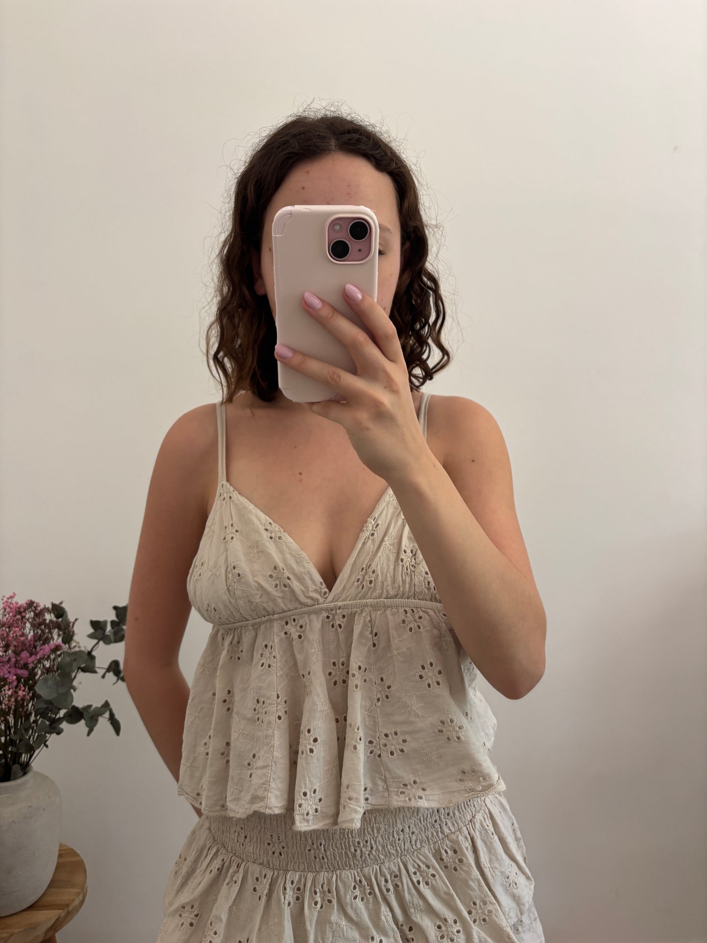 Top broderie Marion