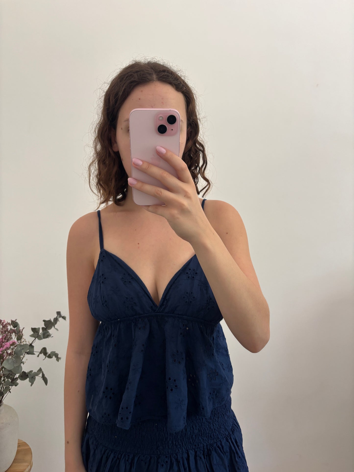 Top broderie Marion
