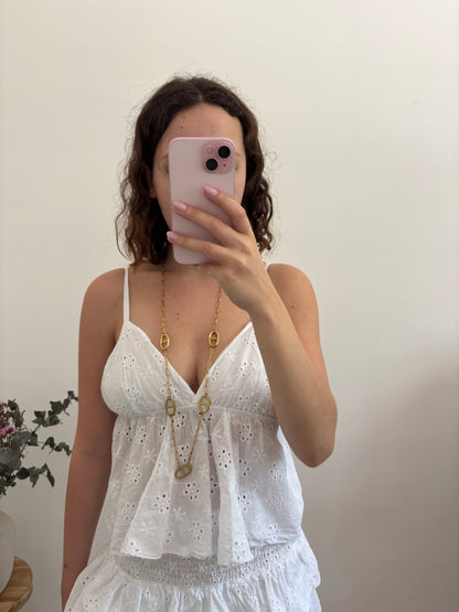 Top broderie Marion