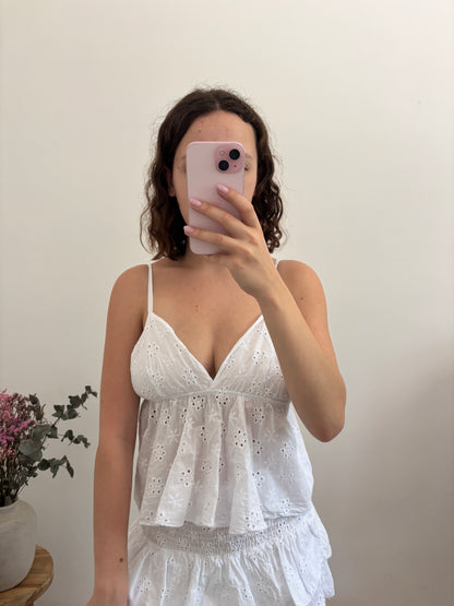 Top broderie Marion