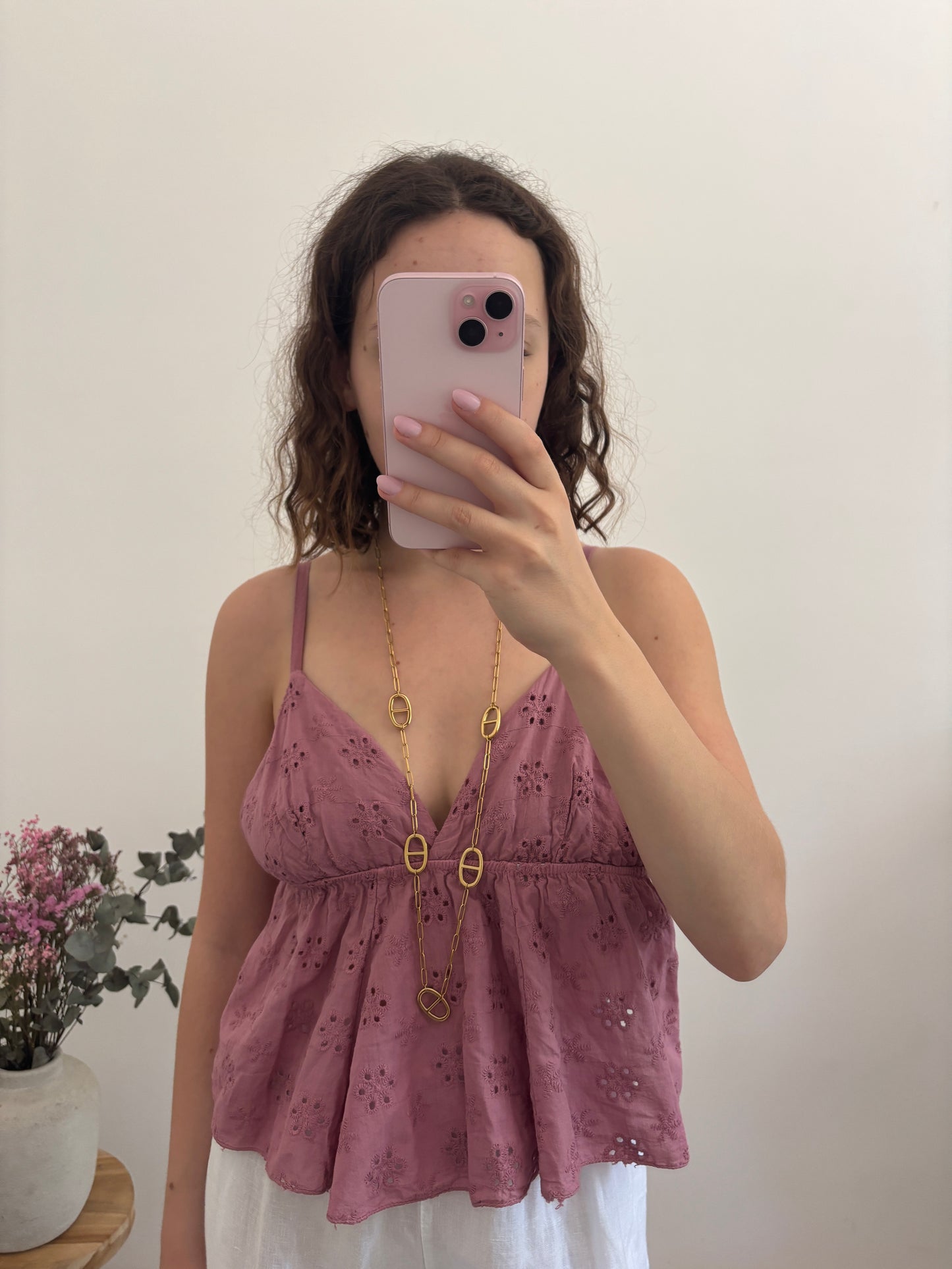 Top broderie Marion