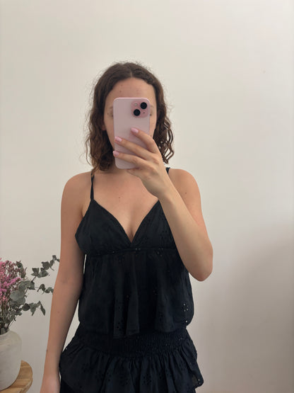Top broderie Marion