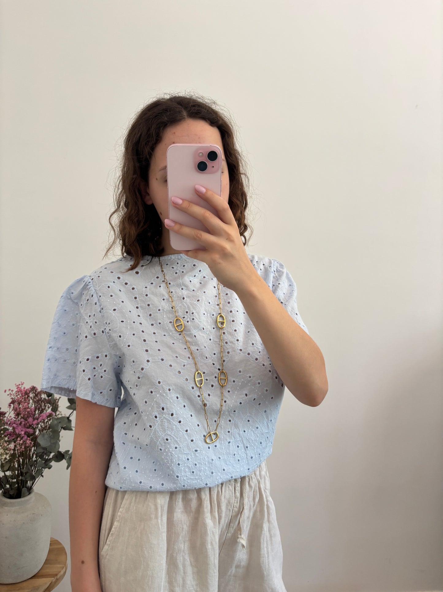 Blouse Ester bleu clair